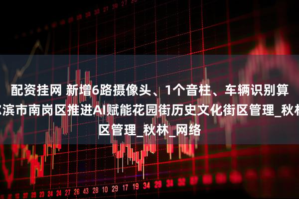 配资挂网 新增6路摄像头、1个音柱、车辆识别算法 哈尔滨市南岗区推进AI赋能花园街历史文化街区管理_秋林_网络